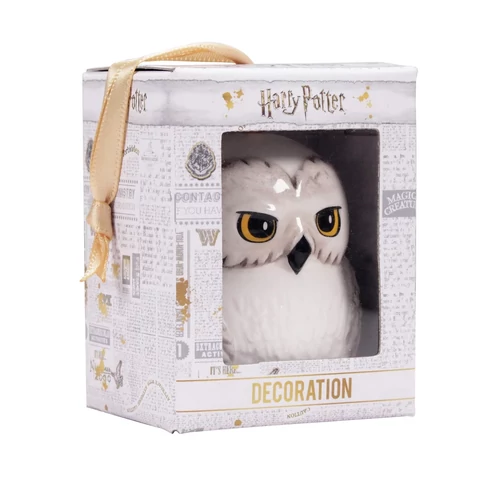Harry Potter Hedwig kerámia karácsonyfadísz