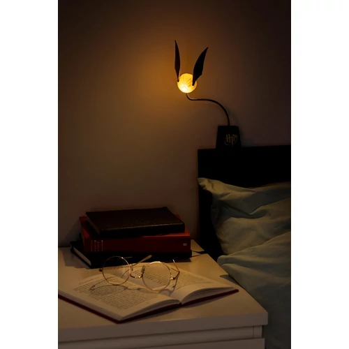 Harry Potter könyvre csiptethető aranycikesz olvasólámpa