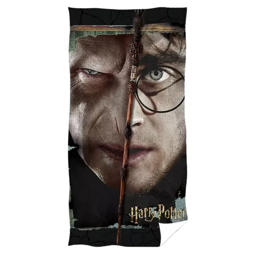 Harry Potter törölköző, fürdőlepedő 70x140 cm - Voldemort és Harry