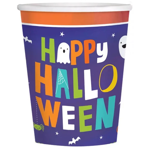 Halloween papír pohár 8 db-os 250 ml - Friends