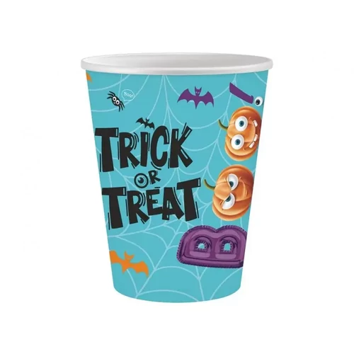 Halloween papír pohár 6 db-os 250 ml - Boo