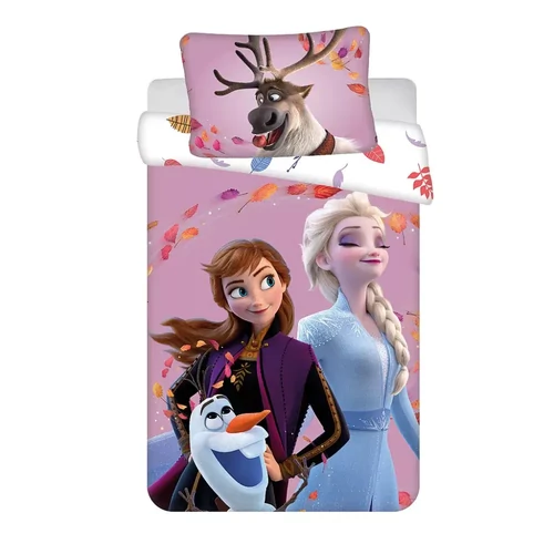 Disney Jégvarázs gyerek ágyneműhuzat garnitúra 100×135 cm, 40×60 cm - Wind
