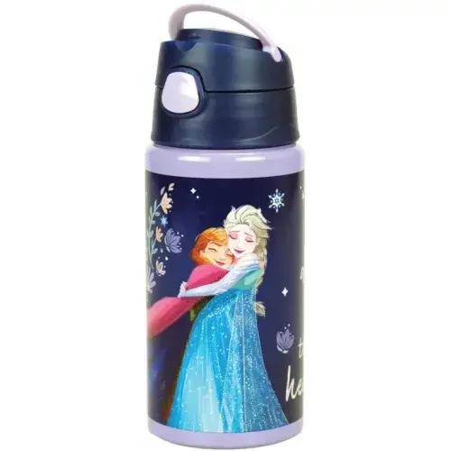 Jégvarázs alumínium kulacs szívószállal, akasztóval 500 ml - Friends