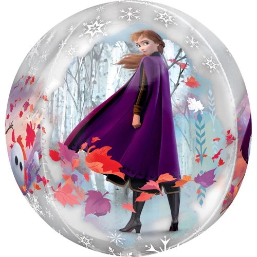 Disney Jégvarázs gömb fólia lufi 40 cm-es
