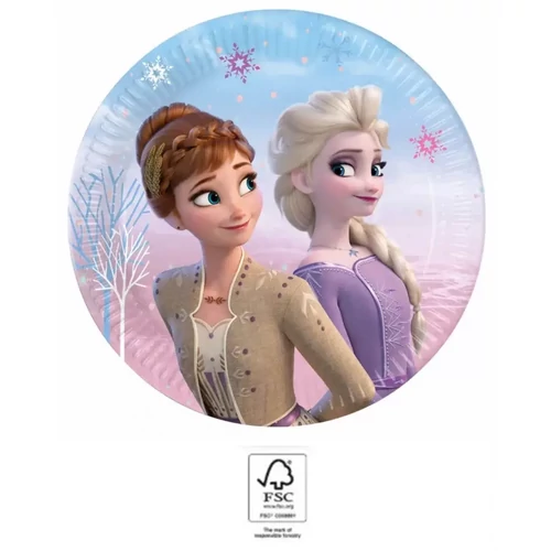 Disney Jégvarázs papírtányér 8 db-os 20 cm - Wind