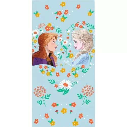 Disney Jégvarázs törölköző, fürdőlepedő 70x140 cm - Flower
