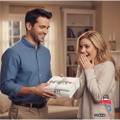 Jóbarátok törölköző, fürdőlepedő 70x140cm - Quotes 