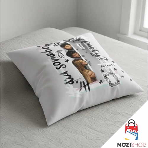 Jóbarátok párnahuzat 40x40 cm velúr - Party