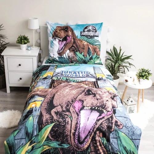 Jurassic World foszforeszkáló ágyneműhuzat garnitúra - Roal