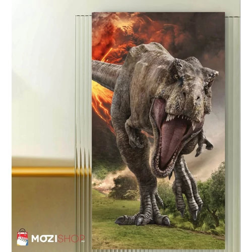 Jurassic World törölköző, fürdőlepedő - Volcano