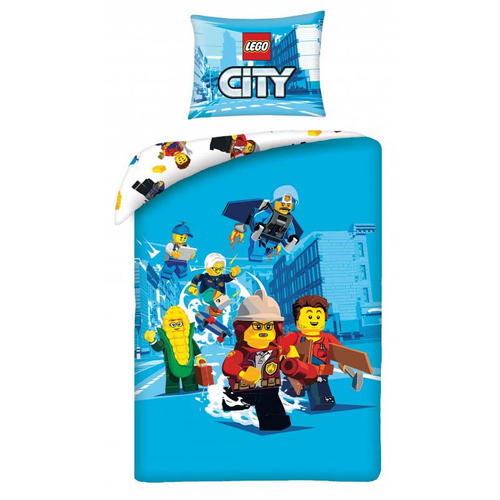 Lego City ágyneműhuzat garnitúra - LEGO City