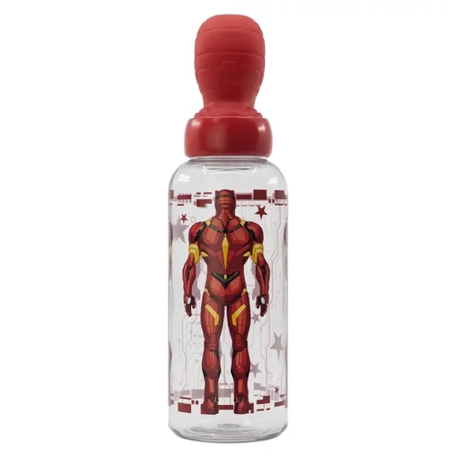 Bosszúállók 3D Vasember figurás műanyag kulacs 560 ml - Invincible Force