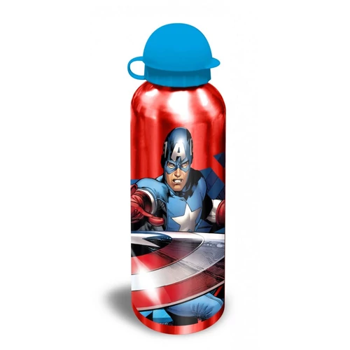 Bosszúállók alumínium kulacs, sportpalack 500 ml - Amerika Kapitány
