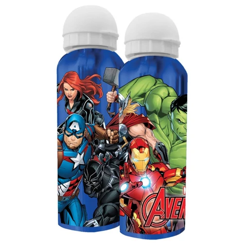 Bosszúállók alumínium kulacs, sportpalack 500 ml - Team