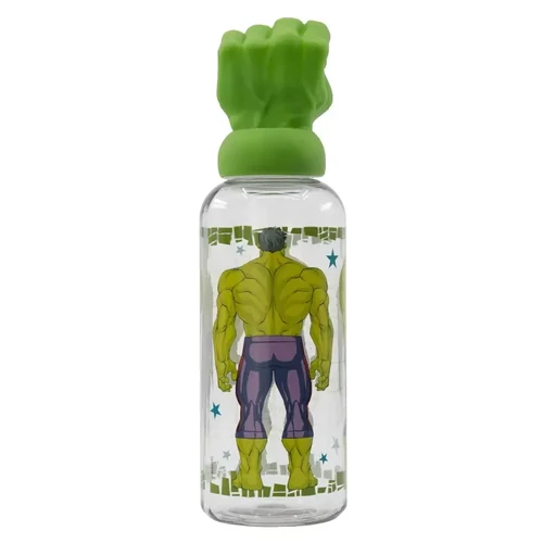 Bosszúállók 3D Hulk figurás műanyag kulacs 560 ml 