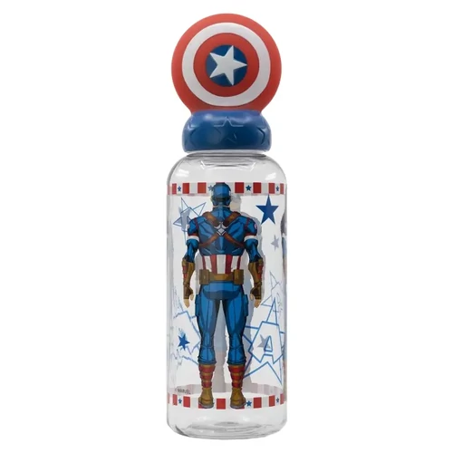 Bosszúállók 3D Amerika Kapitány figurás műanyag kulacs 560 ml 