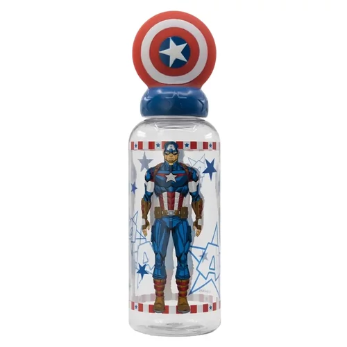 Bosszúállók 3D Amerika Kapitány figurás műanyag kulacs 560 ml 