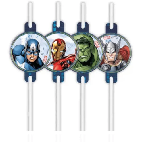 Bosszúállók papír szívószál szett - Avengers Infinity Stones