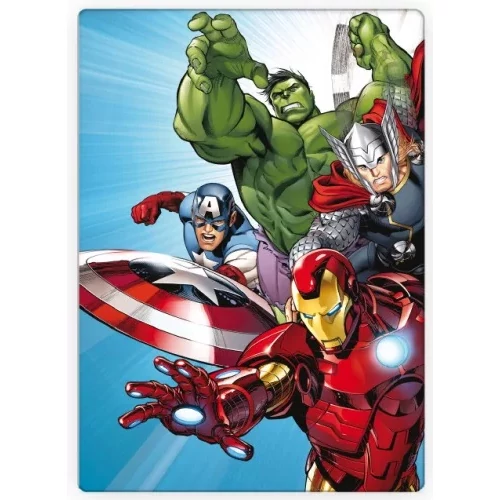 Bosszúállók polár takaró, ágytakaró - Marvel Avengers Team