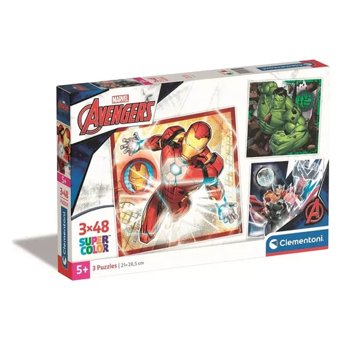 Bosszúállók puzzle 3x48 db-os - Superheroes