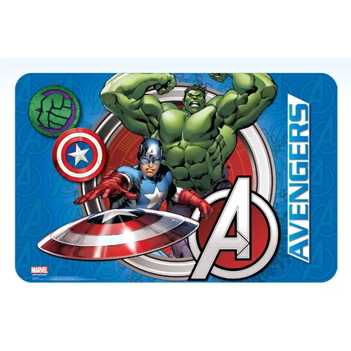 Bosszúállók tányéralátét - Amerika Kapitány és Hulk