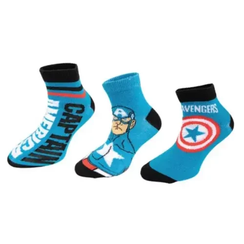 Bosszúállók gyerek titokzokni szett - 3 darabos csomag - 31/34-es méret - Avengers Team