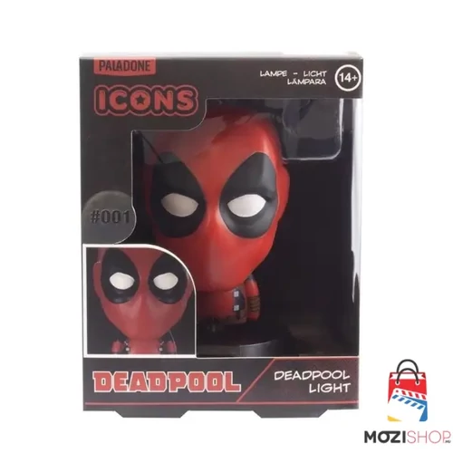 Deadpool 3D ikon hangulatvilágítás - 10 cm