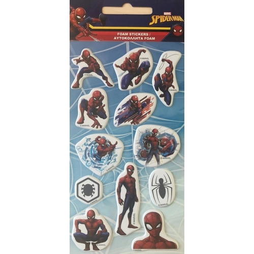 Pókember pufi szivacs matrica szett - Spider-Man II.