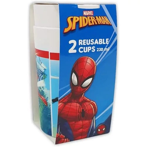 Pókember műanyag pohár 2 db-os szett 230 ml - Team Up