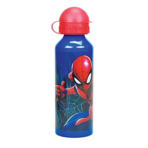 Pókember alumínium kulacs, sportpalack 520 ml - Webbed