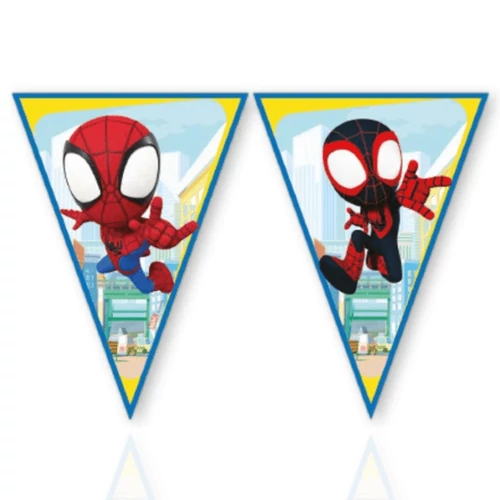 Pókember zászlófüzér 2,3 m - Spidey