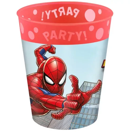 Pókember micro prémium műanyag pohár 250 ml - Crime Fighter