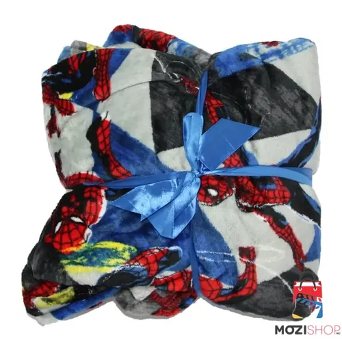 Pókember gyerek bebújós plüss polár takaró, poncsó - 7-14 éves korig - Spider