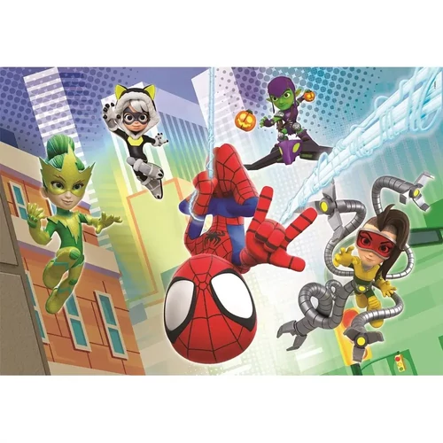 Póki és csodálatos barátai puzzle 2x60 db-os - Spidey
