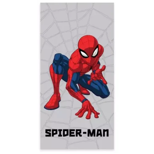Pókember törölköző, fürdőlepedő 60x120cm - Grey Web