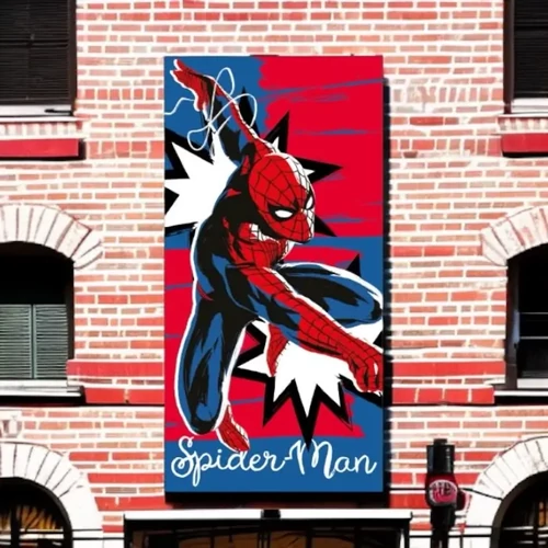 Pókember törölköző, fürdőlepedő 70x140 cm - Eco Friendlys