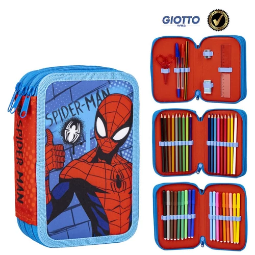 Pókember töltött tolltartó - 3 emeletes - Marvel Spider-Man