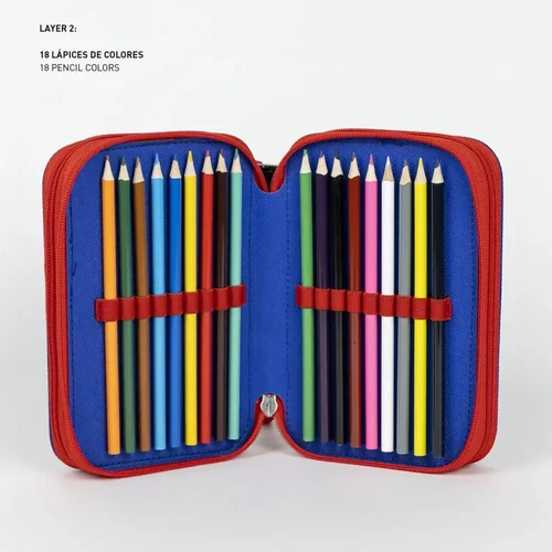 Pókember töltött tolltartó - 3 emeletes - What's Up