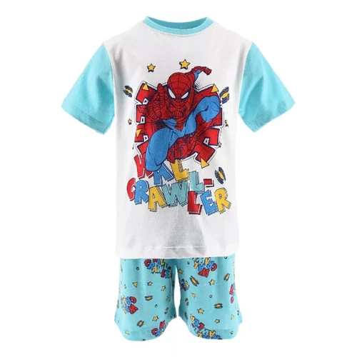 Pókember gyerek rövid pizsama 6 év / 116 cm - Wall Crawler Blue
