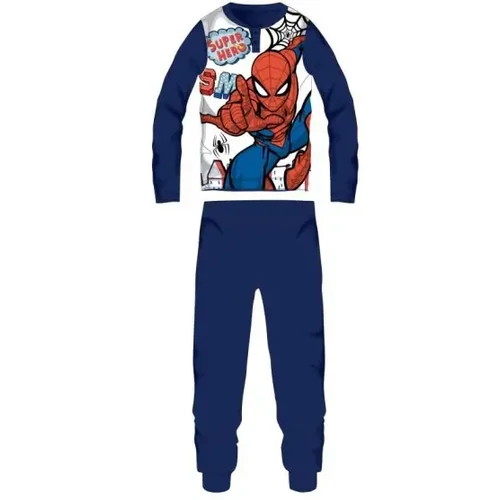 Pókember gyerek hosszú pizsama - 122-es méret - Középkék