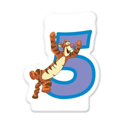 Disney Tigris tortagyertya, számgyertya
