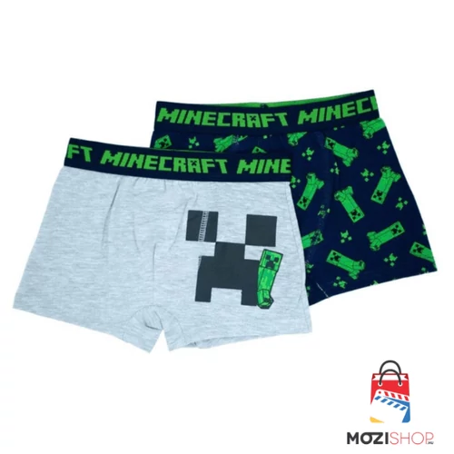 Minecraft gyerek boxeralsó 2 darabos csomag - 116-os méret, 6 éveseknek - Characters 