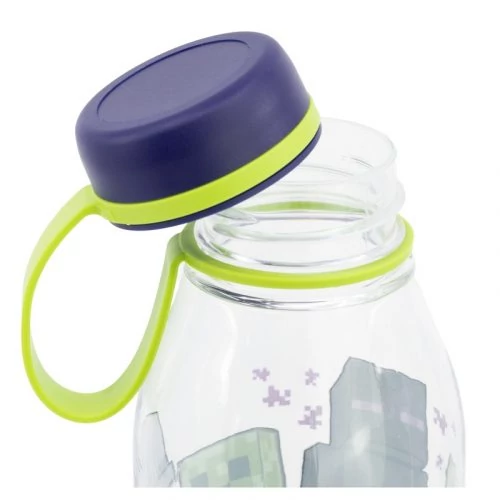 Minecraft kulacs, sportpalack - Csavaros kupakkal 650 ml