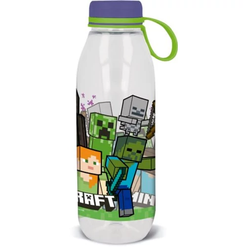 Minecraft kulacs, sportpalack - Csavaros kupakkal 650 ml