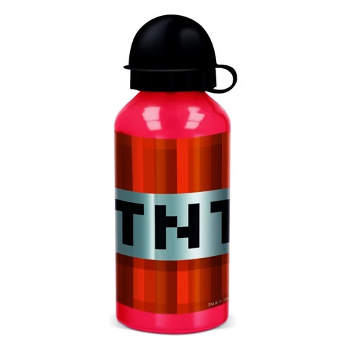 Minecraft kulacs, sportpalack - Alumínium kulacs, 400 ml
