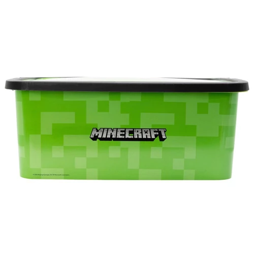 Minecraft műanyag tároló doboz 13 L-es űrtartalom