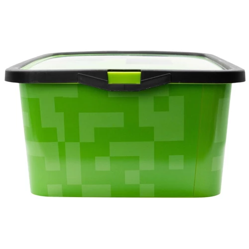 Minecraft műanyag tároló doboz 13 L-es űrtartalom