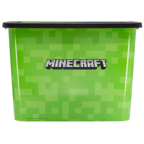 Minecraft műanyag tároló doboz 23 L-es űrtartalom