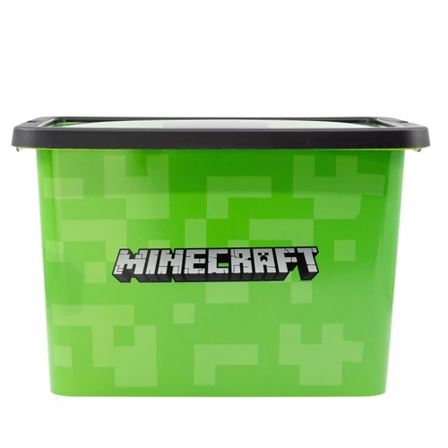 Minecraft műanyag tároló doboz 7 L-es űrtartalom