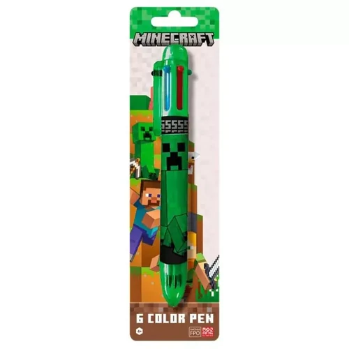 Minecraft 6 színű toll - Boom